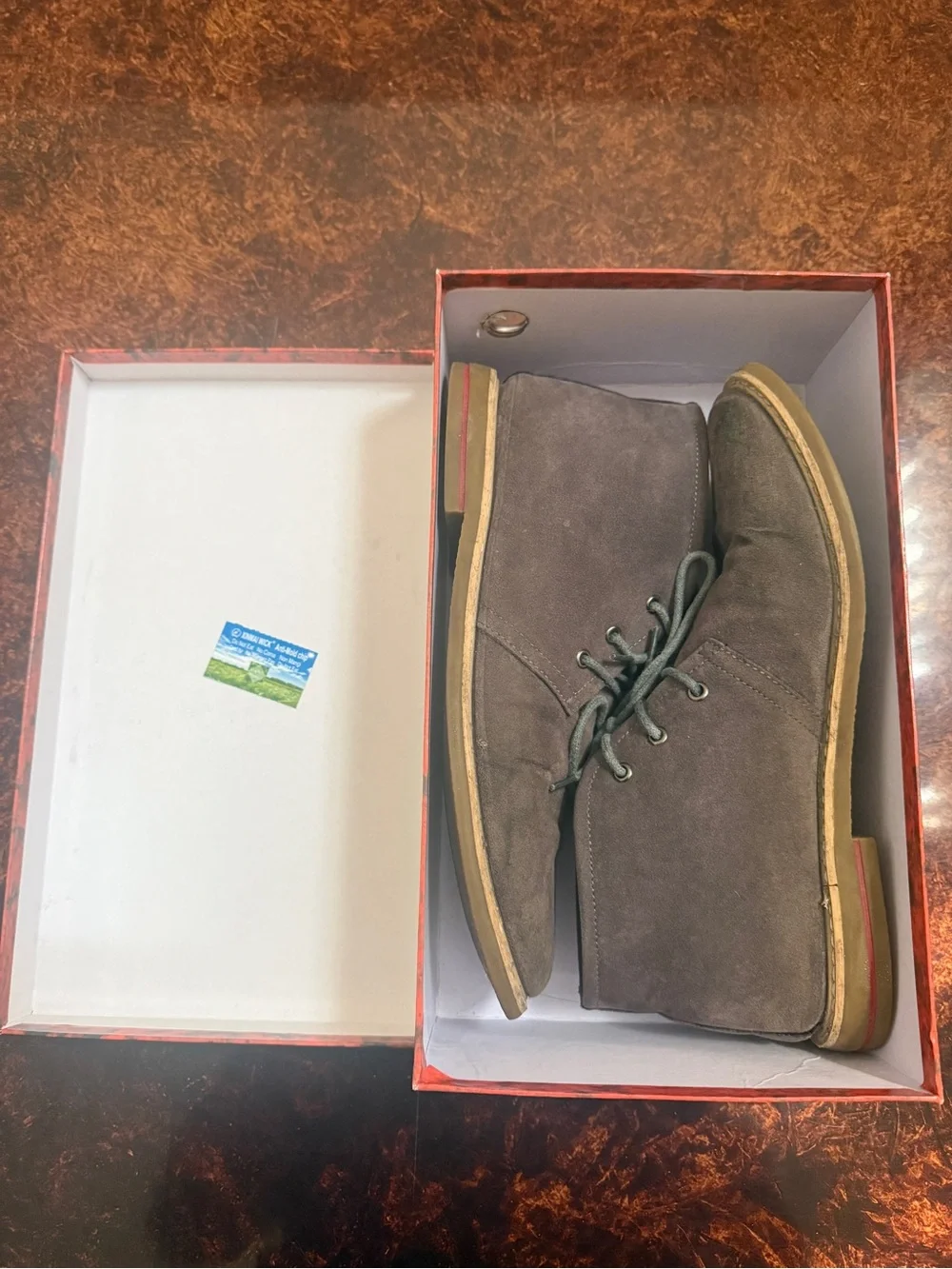 Men's Brown Suede Chukka Boots - Lace-Up Casual Boots